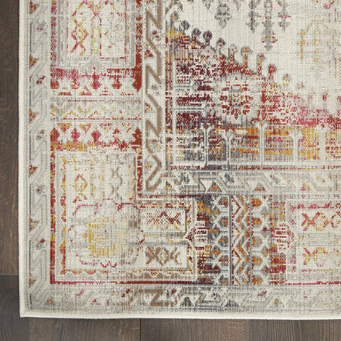 Nourison Vintage Kashan Red 710 X 910 Area Rug 805-154667 Image 3