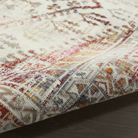 Nourison Vintage Kashan Red 710 X 910 Area Rug 805-154667 Image 6