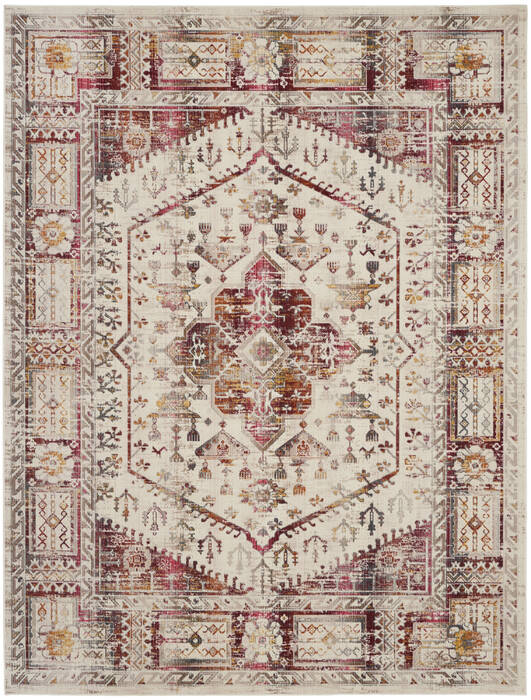 Nourison Vintage Kashan Red 710 X 910 Area Rug 805-154667 Image 0