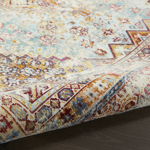 Nourison Vintage Kashan Multicolor 710 X 910 Area Rug 805-154678 Image 6