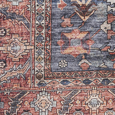 Nourison Brilliance Machine Washable Blue 710 X 910 Area Rug 805-155166 Image 5