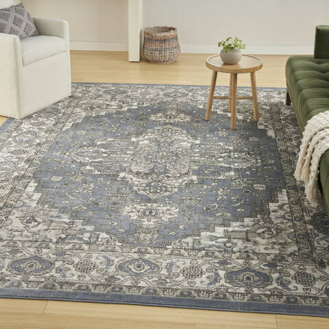 Nourison Concerto Blue 710 X 910 Area Rug 805-155268 Image 1