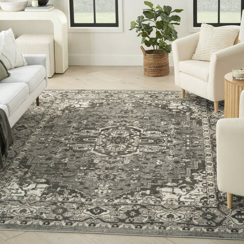 Nourison Concerto Grey 710 X 910 Area Rug 805-155269 Image 1