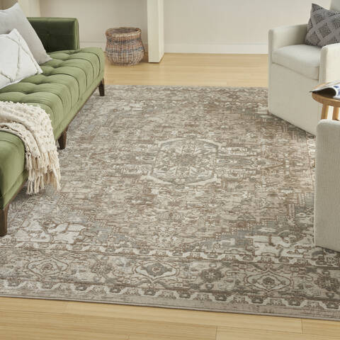 Nourison Concerto Beige 710 X 910 Area Rug 805-155270 Image 1