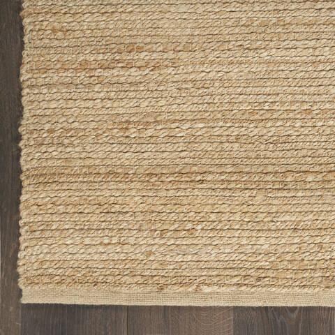 Nourison Natural Jute Beige 70 X 100 Area Rug  805-155385 Image 3