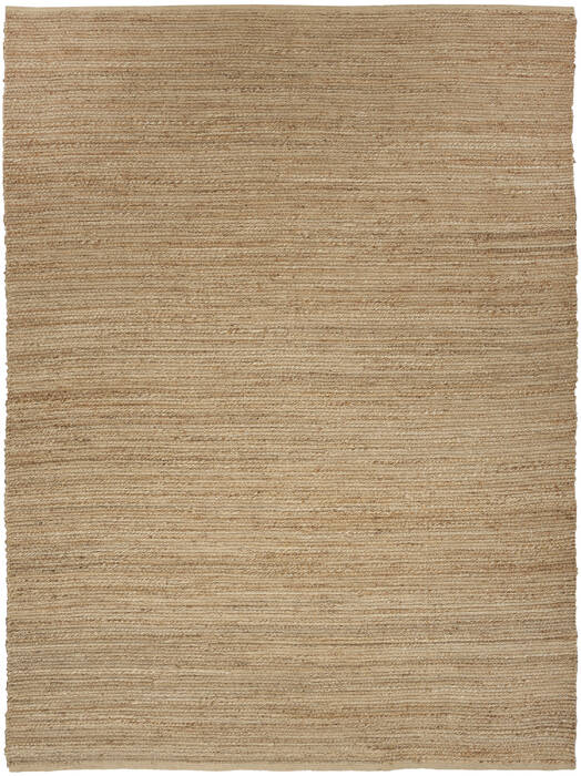 Nourison Natural Jute Beige 70 X 100 Area Rug  805-155385 Image 0