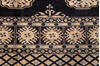 Bokhara Black Hand Knotted 47 X 68 Area Rug 700-155544 Thumb 4