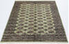 Bokhara Green Hand Knotted 48 X 66  Area Rug 700-155548 Thumb 1