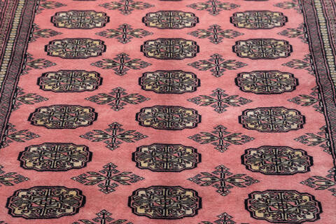 Bokhara Multicolor Hand Knotted 47 X 68 Area Rug 700-155550 Image 2