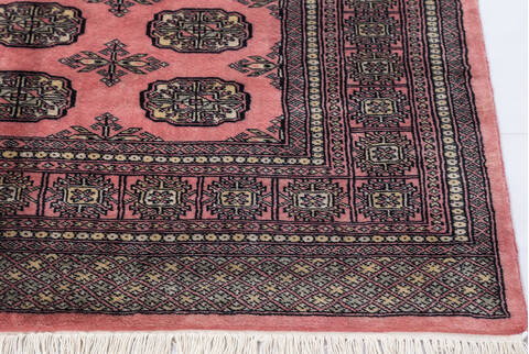 Bokhara Multicolor Hand Knotted 47 X 68 Area Rug 700-155550 Image 3