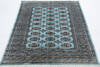 Bokhara Light Blue Hand Knotted 48 X 68 Area Rug 700-155551 Thumb 1