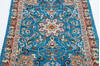 Pak-Persian Blue Runner Hand Knotted 26 X 1011  Area Rug 700-155558 Thumb 2