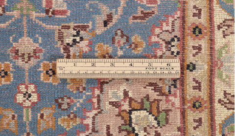 Pak-Persian Blue Runner Hand Knotted 22 X 62 Area Rug 700-155559 Image 6