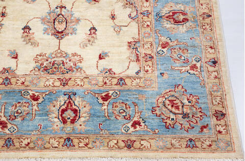 Chobi Beige Hand Knotted 59 X 81 Area Rug 700-155561 Image 3