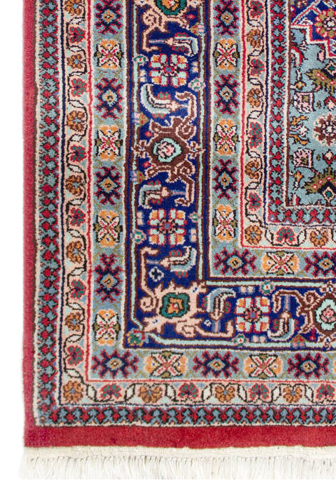 Bhadohi Multicolor Hand Knotted 511 X 810 Area Rug 902-155564 Image 2