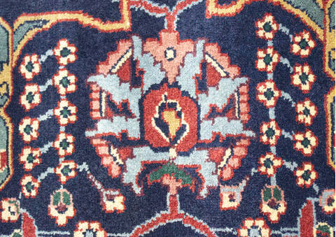 Bhadohi Multicolor Hand Knotted 511 X 810 Area Rug 902-155565 Image 3
