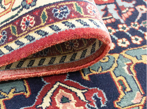 Bhadohi Multicolor Hand Knotted 511 X 810 Area Rug 902-155565 Image 4
