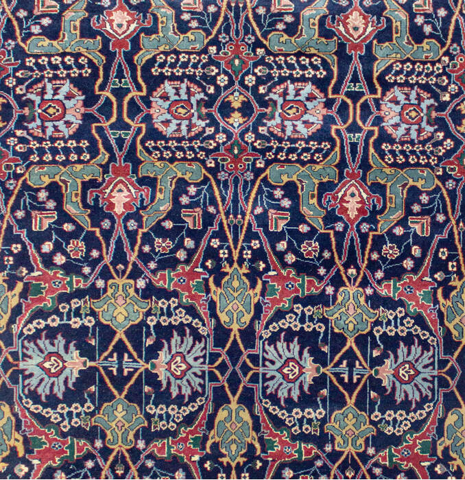 Bhadohi Multicolor Hand Knotted 511 X 810 Area Rug 902-155565 Image 0