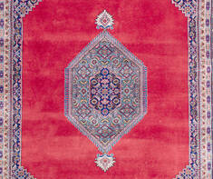 Bhadohi Multicolor Hand Knotted 5'11" X 9'4"  Area Rug 902-155567