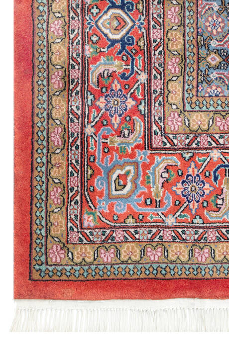 Bhadohi Multicolor Hand Knotted 67 X 84 Area Rug 902-155570 Image 2