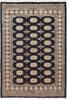 Bokhara Black Hand Knotted 47 X 68  Area Rug 700-155574 Thumb 0