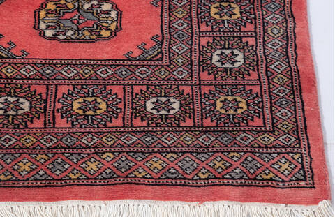 Bokhara Purple Hand Knotted 41 X 511 Area Rug 700-155576 Image 3