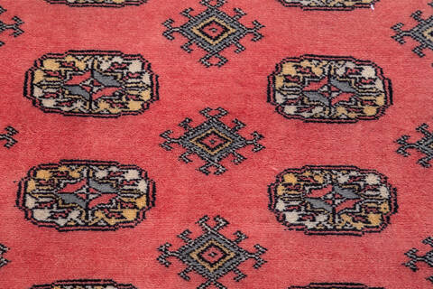 Bokhara Purple Hand Knotted 41 X 511 Area Rug 700-155576 Image 4