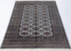 Bokhara Grey Hand Knotted 48 X 68 Area Rug 700-155577 Thumb 1