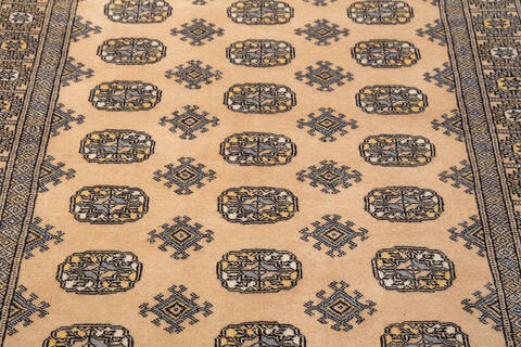 Bokhara Beige Hand Knotted 42 X 510 Area Rug 700-155581 Image 2