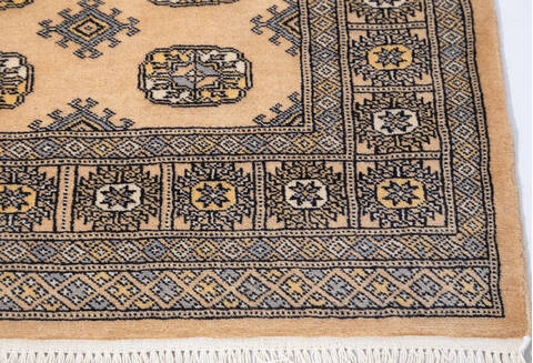 Bokhara Beige Hand Knotted 42 X 510 Area Rug 700-155581 Image 3