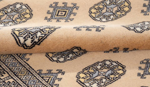Bokhara Beige Hand Knotted 42 X 510 Area Rug 700-155581 Image 5