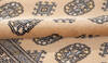 Bokhara Beige Hand Knotted 42 X 510  Area Rug 700-155581 Thumb 5