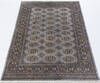 Bokhara Grey Hand Knotted 42 X 62 Area Rug 700-155583 Thumb 1