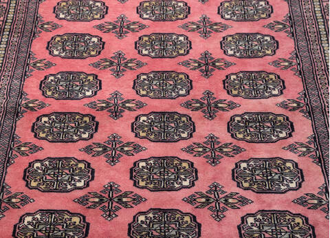 Bokhara Purple Hand Knotted 47 X 69 Area Rug 700-155584 Image 2
