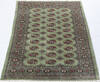 Bokhara Green Hand Knotted 43 X 60 Area Rug 700-155586 Thumb 1