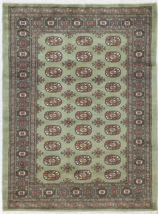 Bokhara Green Hand Knotted 44 X 510 Area Rug 700-155588 Image 0