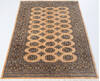 Bokhara Beige Hand Knotted 42 X 60 Area Rug 700-155589 Thumb 1