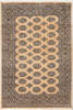 Bokhara Beige Hand Knotted 42 X 60 Area Rug 700-155589 Thumb 0