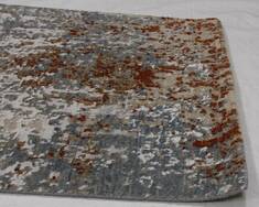 Modern-Contemporary Light Gray Runner Hand Loomed 2'6" X 10'0"  Area Rug 254-155595