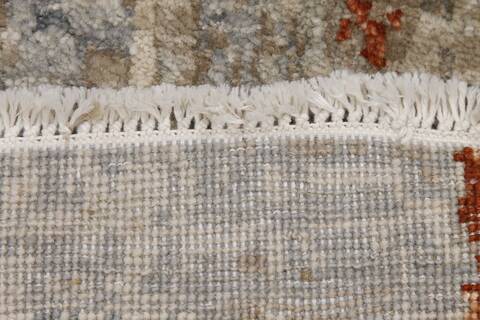 Modern-Contemporary Light Gray Runner Hand Loomed 26 X 121 Area Rug 254-155596 Image 1
