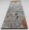 Modern-Contemporary Light Gray Runner Hand Loomed 26 X 100 Area Rug 254-155597 Thumb 7