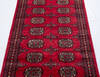 Bokhara Red Runner Hand Knotted 27 X 711 Area Rug 700-155600 Thumb 2