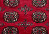Bokhara Red Runner Hand Knotted 27 X 711 Area Rug 700-155600 Thumb 4