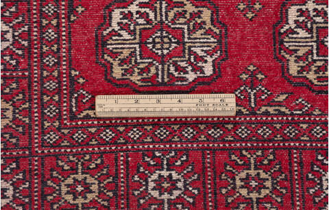 Bokhara Red Runner Hand Knotted 28 X 104 Area Rug 700-155601 Image 6