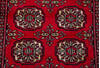 Bokhara Red Runner Hand Knotted 28 X 104 Area Rug 700-155601 Thumb 4