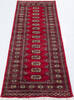 Bokhara Red Runner Hand Knotted 28 X 80 Area Rug 700-155602 Thumb 1