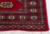 Bokhara Red Runner Hand Knotted 28 X 80 Area Rug 700-155602 Thumb 3