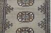 Bokhara Grey Runner Hand Knotted 29 X 86 Area Rug 700-155603 Thumb 4