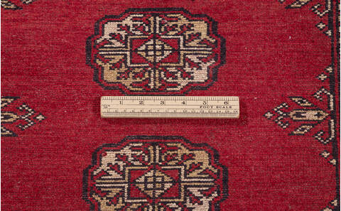 Bokhara Red Runner Hand Knotted 27 X 910 Area Rug 700-155605 Image 6