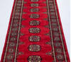 Bokhara Red Runner Hand Knotted 27 X 910 Area Rug 700-155605 Thumb 2